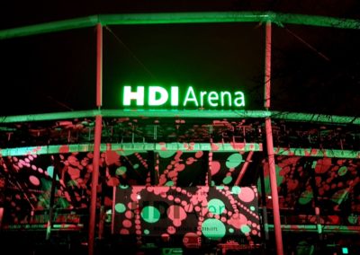 Projektion HDI Arena