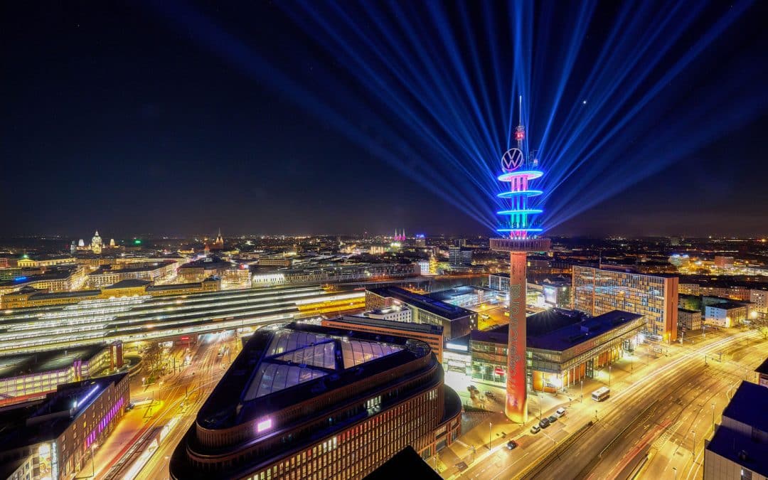 Telemoritz in Hannover leuchtet